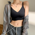 Women's One-piece Bra With Fixed Pads Casual Thin Top