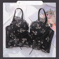 Women's Fashion Casual Bow Breast Holding Push Up Wireless Bra