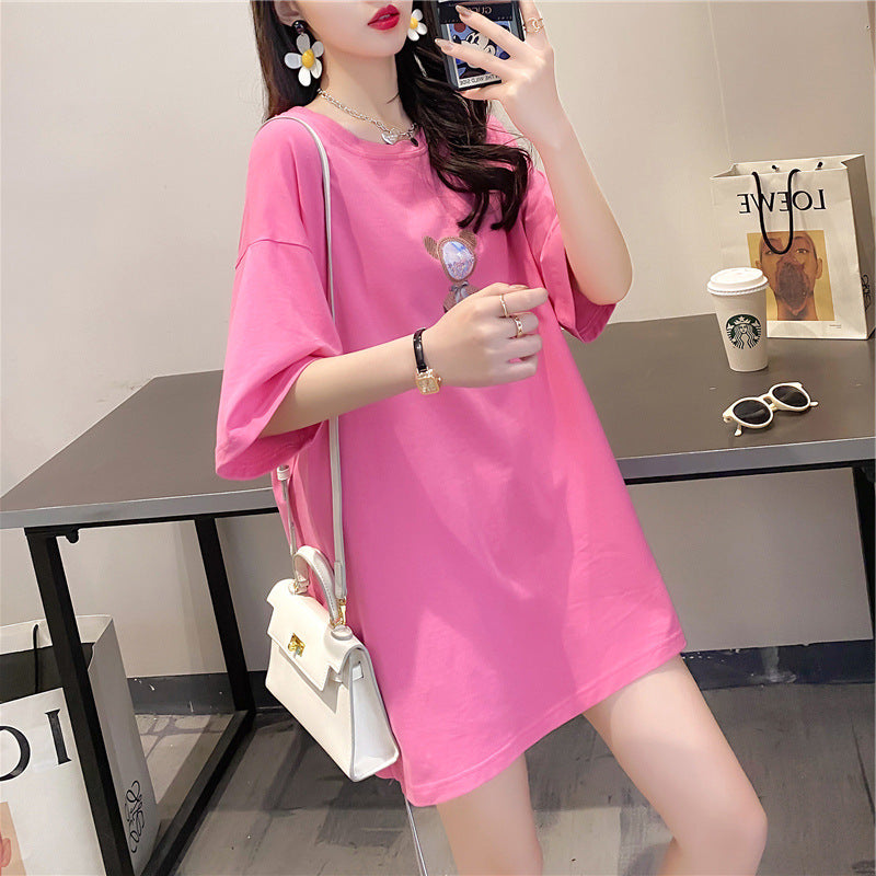 Night Market Women's Short-sleeved T-shirt With Wings